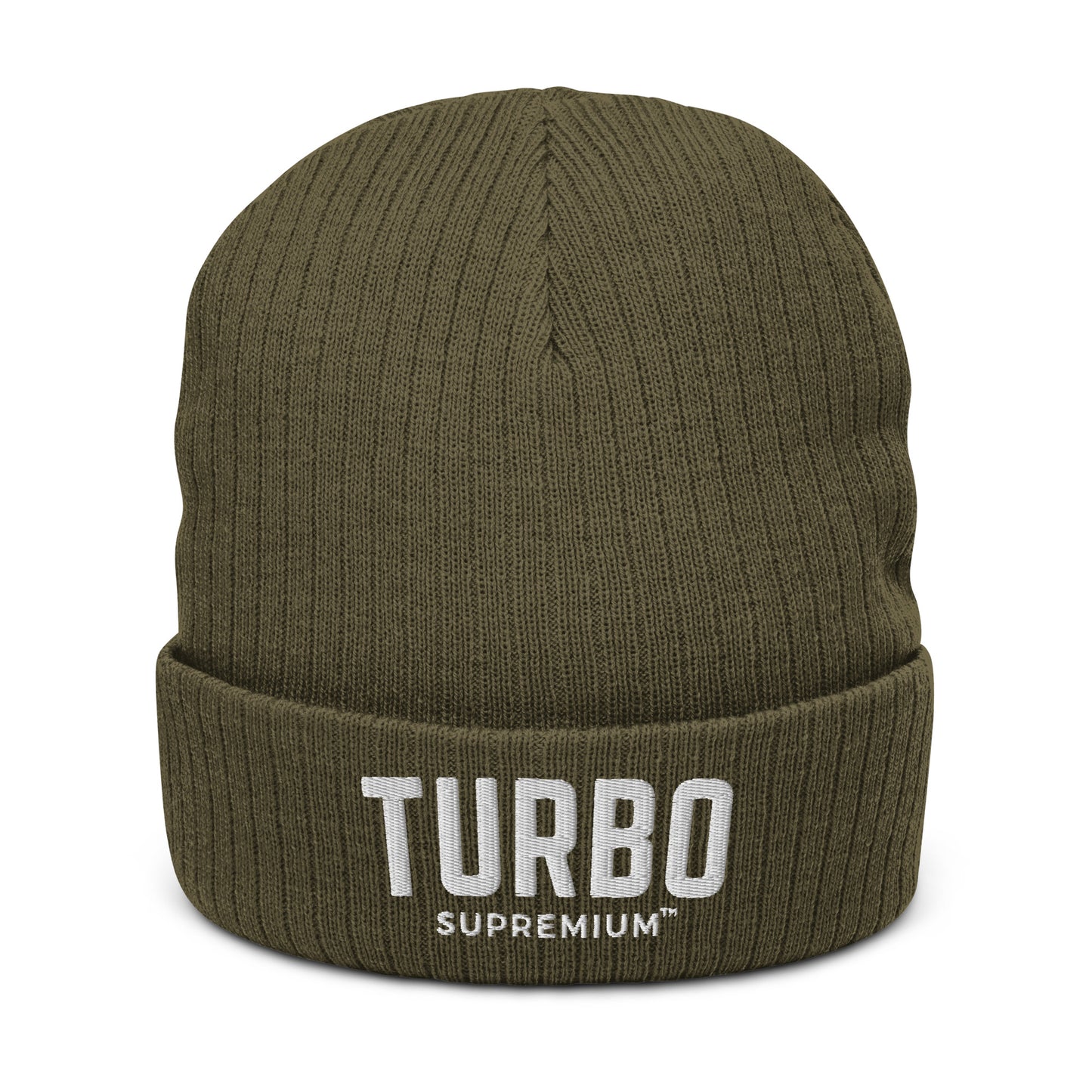 TURBO Ribbed knit beanie