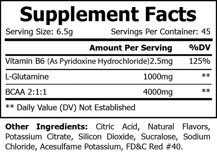 BCAA Fruit Punch Shock